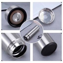 GARRAFA TÉRMICA INTELIGENTE COM INDICADOR E SENSOR DE TEMPERATURA LED:Únissex/Único/Verde - 3