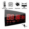 Relógio Parede Led Digital Grande 46cm Termômetro Data - 2