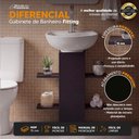 Ver imagem 3 de Gabinete Organizador para Banheiro Fitting com Nichos Preto