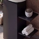 Ver imagem 5 de Gabinete Organizador para Banheiro Fitting com Nichos Preto