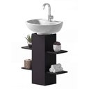 Ver imagem 6 de Gabinete Organizador para Banheiro Fitting com Nichos Preto