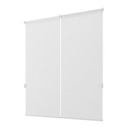 Persiana Rolô Tela Solar Screen 5% Crisdan 1,80 Largura X 1,50 Altura Branco - 2