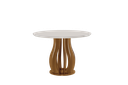 Ver imagem 1 de Mesa de Jantar Redonda 1,10 Nuance - Domus Móveis