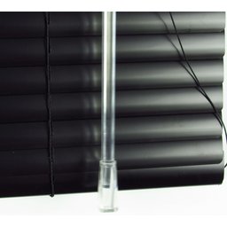 Persiana Horizontal 25mm Alumínio Crisdan Largura 1,80 X 1,30 Altura Preto - 4