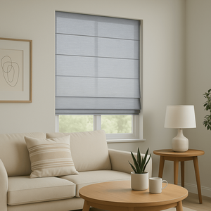 Persiana Romana Napoles Translúcido Crisdan 2,20 Largura X 1,50 Altura Cinza