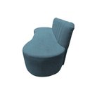Ver imagem 6 de Sofá 3 Lugares Orgânico Curvo Madrid 180cm Linho Azul