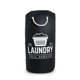 Cesto de roupas Laundry 25 Litros Preto - 1