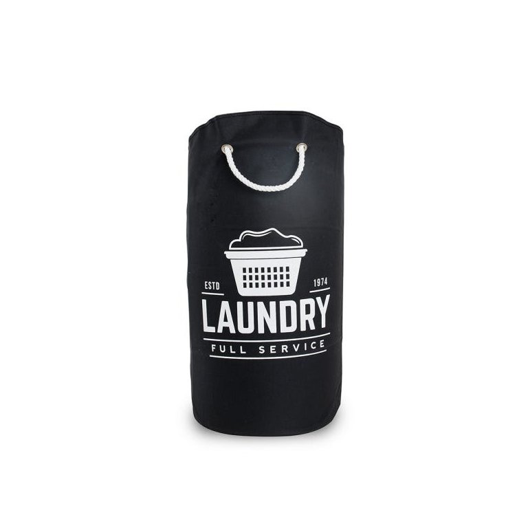 Cesto de roupas Laundry 25 Litros Preto