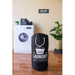 Cesto de roupas Laundry 25 Litros Preto - 2