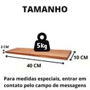 Ver imagem 3 de Prateleira Madeira Pinuns Maciça Suporte Invisível 40x10 Cm