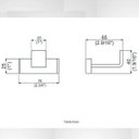 Ver imagem 3 de Cabide C de Parede Metal Exata Perflex