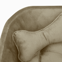 Ver imagem 5 de Poltrona Cama Pet Hanna Estofada Tecido Veludo Divini Decor:capuccino