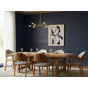 Ver imagem 1 de Kit 6 Cadeiras Sala de Jantar Allegra Cinza Encosto Curvo