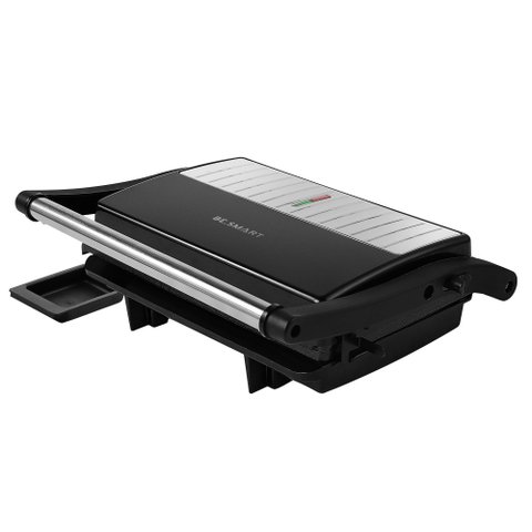 Grill Elétrico com Coletor de Gordura 220v Preto/inox - Be Smart