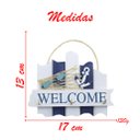 Ver imagem 2 de Porta Chaves Náutico Marinho Welcome