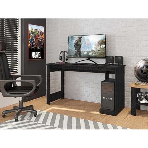 Mesa para Computador Gamer Desk Ft Preto Caemmun - 2
