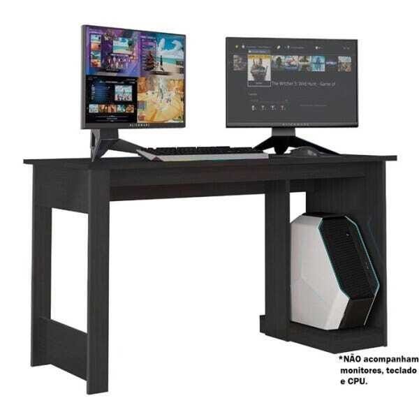 Mesa para Computador Gamer Desk Ft Preto Caemmun - 1
