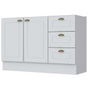 Ver imagem 1 de Balcão para Pia 120cm 100% MDF Americana C353 Branco Henn