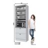 Torre Quente para Forno ou Micro-ondas 100% MDF Americana C350 Branco Henn - 4