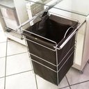 Ver imagem 4 de Tulha Aramada Deslizante Cesto Roupa Suja Inox Lavanderia Banheiro Telescopica Masutti