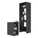 Ver imagem 4 de Paneleiro com Mesa Dobrável 1 Porta para Forno e Microondas Veneza Multimóveis MP3709.895 Preto