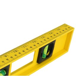 Nível Plástico 40cm 16" C/ 3 Bolhas Régua Prumo Barcelona - 3