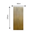 Ver imagem 3 de Painel Parede Leve Cedro Frisado 270cm x 60cm x 1,0cm Formaco Decor Marrom/Castanho