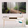 Quadro Decorativo 80x140 estradinha de chão entre bruma - 2