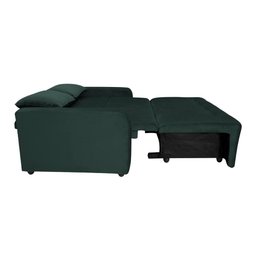 Sofá Cama para Sala de Estar Amora New Suede - Petróleo - 5