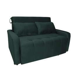 Sofá Cama para Sala de Estar Amora New Suede - Petróleo - 2