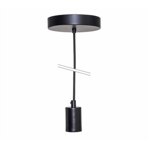 Pendente Luminária Fio Preto Metallum