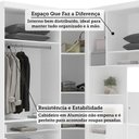 Ver imagem 6 de Quarto de Canto Queen com Guarda Roupas Cabeceira Alpes Luciane Móveis