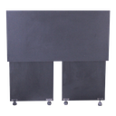 Ver imagem 4 de Mesa Escrivaninha Escritório para Notebook Dobrável Home Office - Cor Preto
