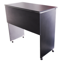 Mesa Escrivaninha Escritório para Notebook Dobrável Home Office - Cor Preto - 2