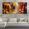 Quadro Decorativo 80x140 duas pessoas andando arte - 2