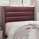 Ver imagem 1 de Cabeceira Para Cama Box King La Italiana 195cm Veludo - SSX Multicoisas - Púrpura