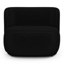 Ver imagem 6 de Poltrona e Namoradeira Orgânica Molly Couríssimo Preto - Desk Design Cor Preto