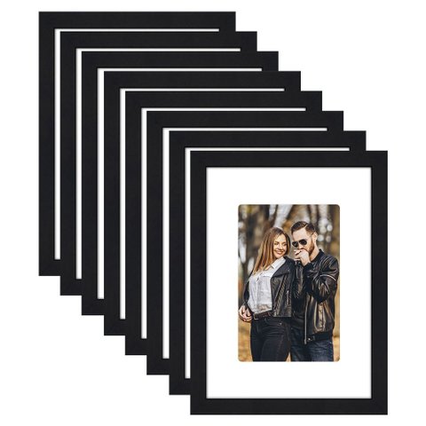 Kit 8 Porta Retrato 21x15 Quadro com Paspatur Fotos 15x10