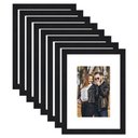 Ver imagem 1 de Kit 8 Porta Retrato 21x15 Quadro com Paspatur Fotos 15x10