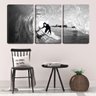 Quadro Decorativo 80x140 surfista no tubo pb - 2