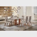 Ver imagem 3 de Sala de Jantar 6 Cadeiras 1,80x0,90m -firenze Atena Lj