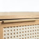 Ver mais imagens de Rack Kaki para TV 65 Polegadas 100% MDF 160cm 2 Portas com Nicho Telinha Portuguesa Tauari Casavee