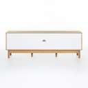 Ver imagem 3 de Rack Kaki 2 Portas 1 Nicho 160 Cm X 36 Cm Tauari - Telinha Portuguesa Tauari - Telinha Portuguesa