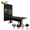 Ver imagem 3 de Conjunto Escritório Mesa 2m Caixa Tomada e Painel Tv Pre F5 Cor:preto