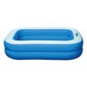 Piscina Inflável Retangular Azul 100 Litros 120 cm Com Bomba VG+ VG Plus - 5