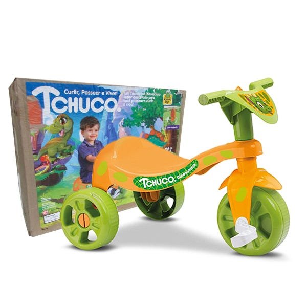 Triciclo Motoca Infantil Menino Menina Dinossauro Magic Toys em