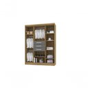 Ver imagem 2 de Guarda Roupa Taurus 6 Portas 3 Gavetas Imperial Nature/alasca - Vlr