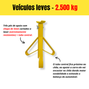 Ver imagem 5 de 2 Cavaletes Automóvel 2 Toneladas Tipo Preguiça Carro Suporte Manutenção Aço Alta Resistência