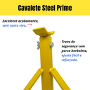 Ver imagem 3 de 2 Cavaletes Automóvel 2 Toneladas Tipo Preguiça Carro Suporte Manutenção Aço Alta Resistência