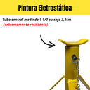 Ver imagem 3 de 2 Cavaletes Automóvel 2 Toneladas Tipo Preguiça Carro Suporte Manutenção Aço Alta Resistência